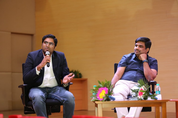 Spotflock CEO Sridhar Seshadri speaking at Startupedia '23