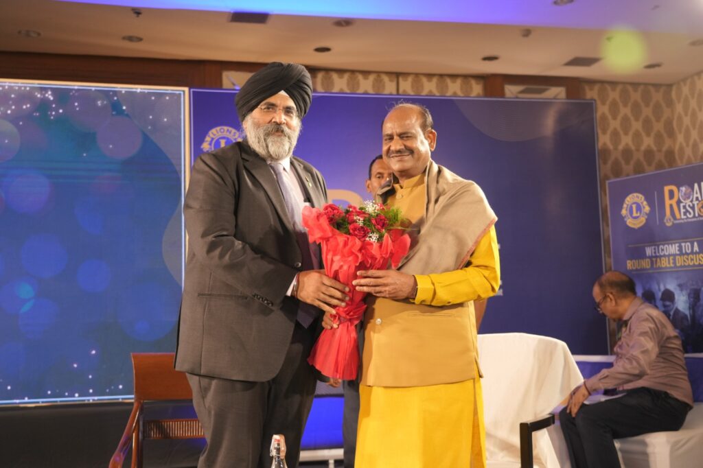 Lok Sabha speaker Om Birla gives away Lion’s Roar to Restore SDG awards