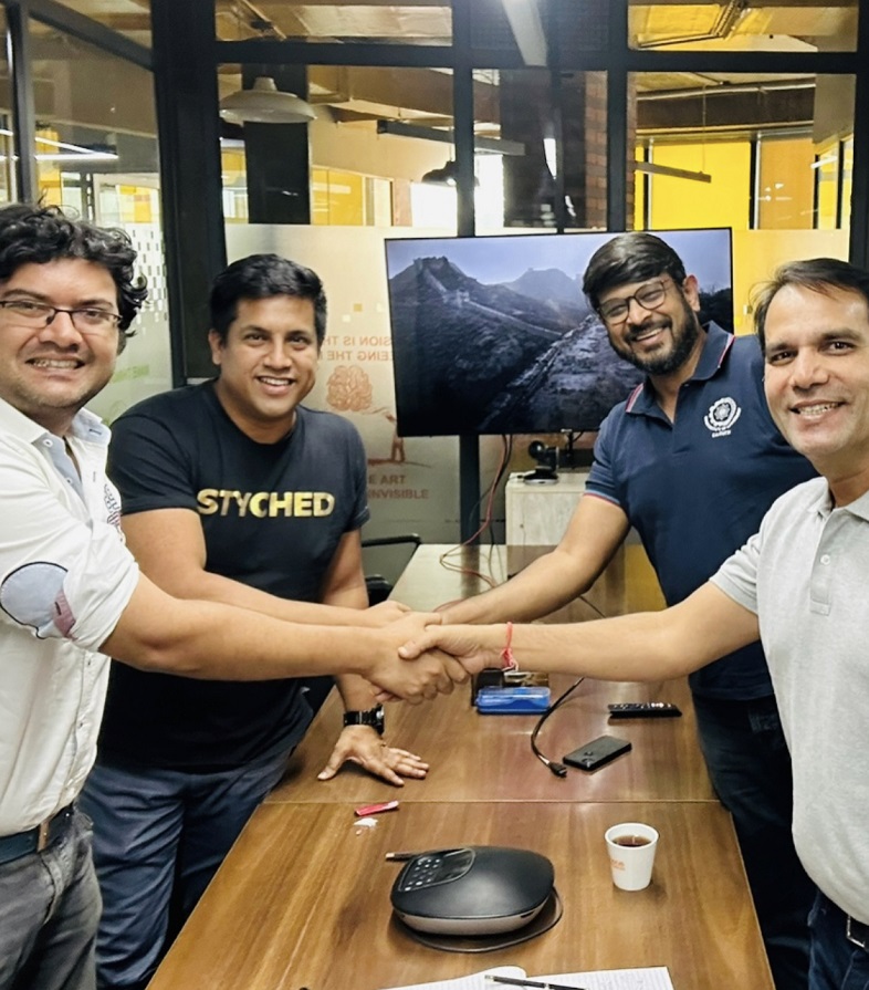 Styched & Flatheads Founding Team During Acquisition