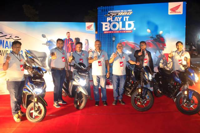 Honda Motorcycle & Scooter India unveils New Advanced Honda Dio 125 & Honda SP 160 in Hyderabad