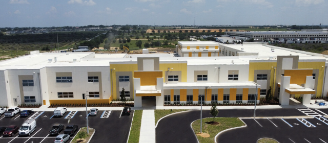 New Polk School Built in 9 Months, and on Budget
