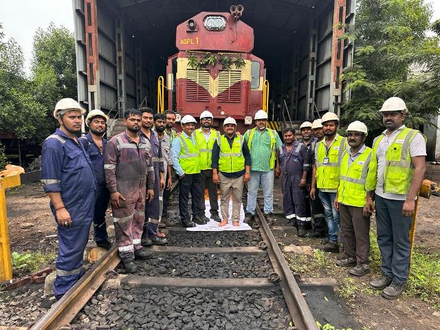 Adani Gangavaram Port inducts two advanced locomotives at the port