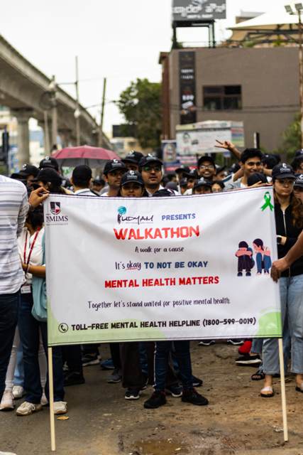 NMIMS Bengaluru organises Walkathon to create Mental Health Awareness