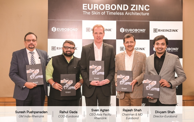 Eurobond launches Zinc Panels, its latest product in partnership global architectural leader Rheinzink
