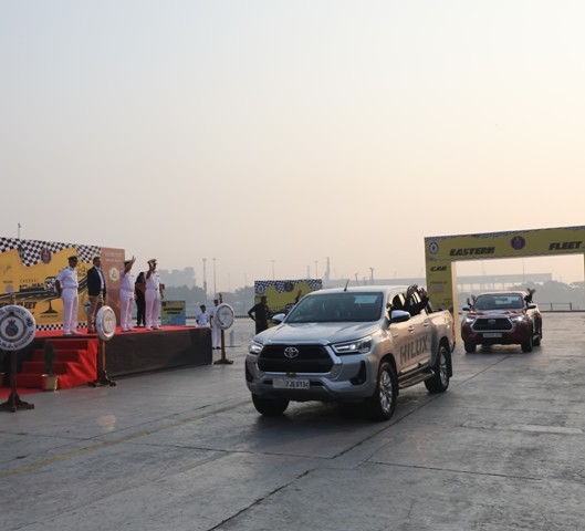 Toyota Kirloskar Motor Join Hands with Indian Navy for the ‘Eastern Naval Fleet Drive - The Eastern Arc