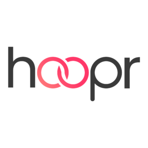 Hoopr Logo - White