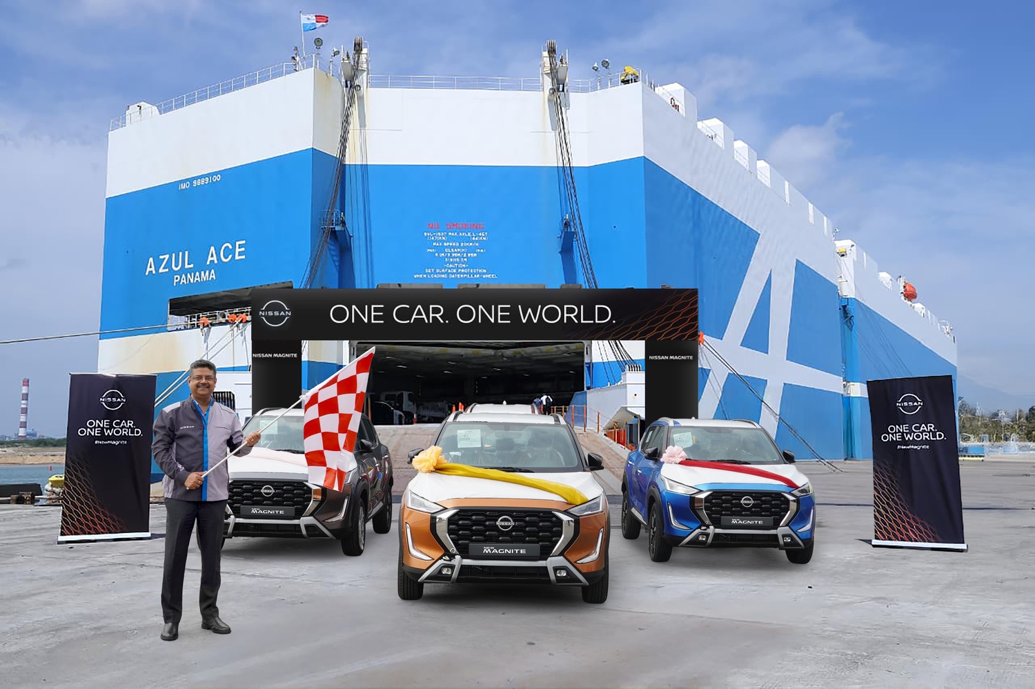 MD Saurabh Vatsa at the Kamarajar Port Ennore Tamil Nadu for the flagoff ceremony