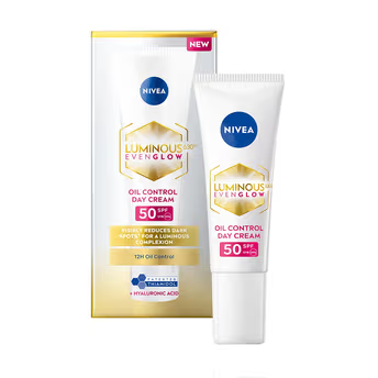 NIVEA Luminous Even Glow Oil Control Day Cream with SPF 50