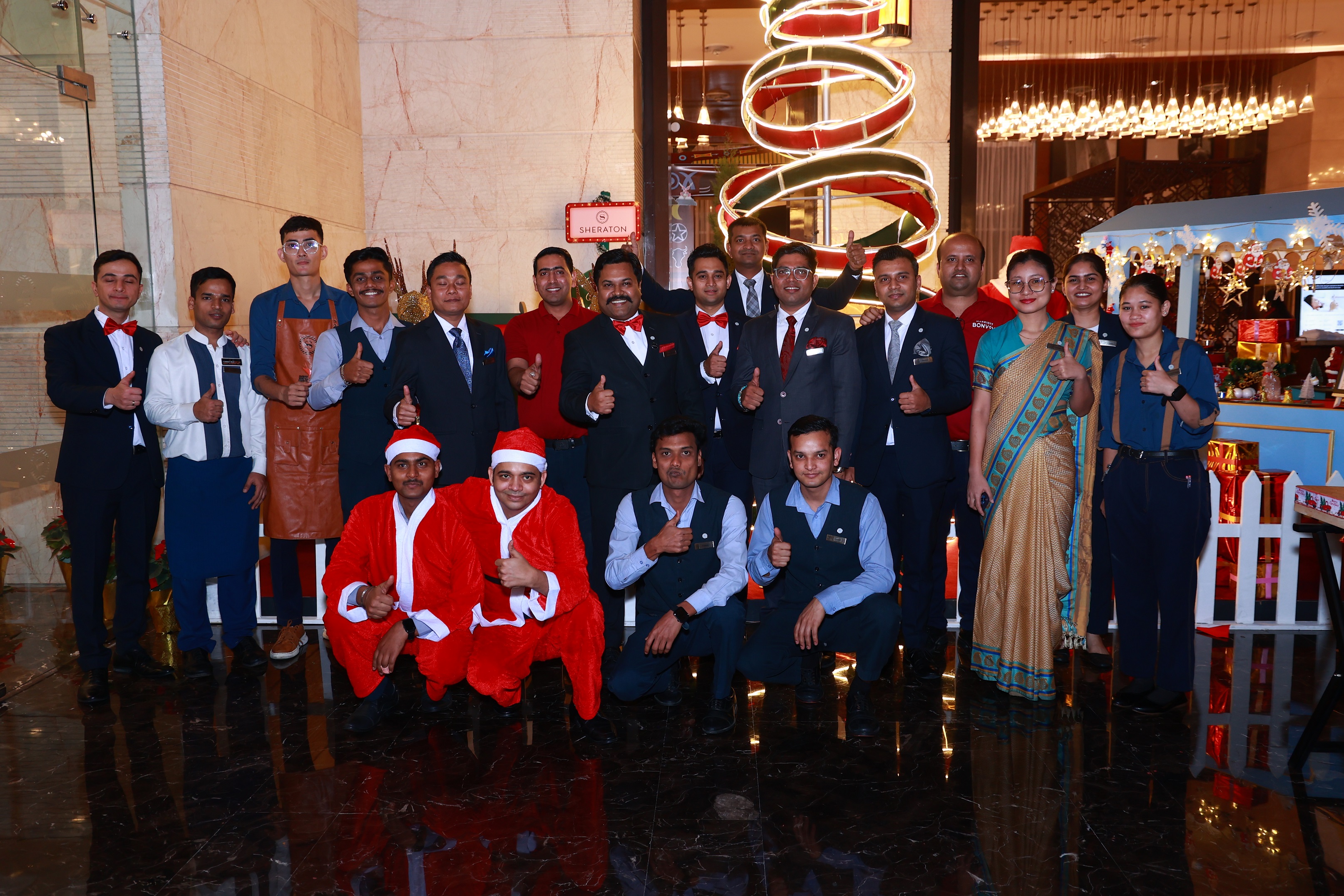 The Sheraton Hyderabad family spreads holiday cheer at the hotel's festive tree lighting ceremony, bringing warmth and joy to guests this December.